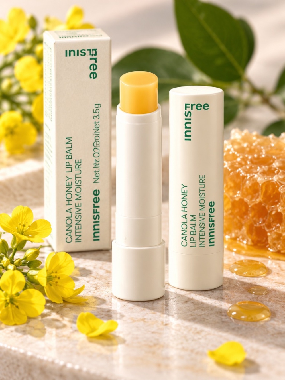Innisfree Canola Honey Lip Balm Intensive Moisture 3.5g 0.12oz New in Box